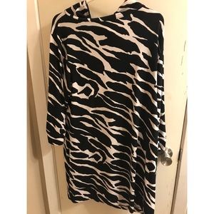 Zebra 🦓 printed dress WITH POCKETS